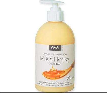 Eva Natura Cremige Flüssigseife 500ml Milch und Honig (Flüssigseife, 500 ml)