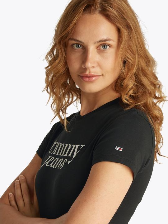 Actual product image Tommy Jeans Tjw Slim Essential Logo Tee Ext (L)