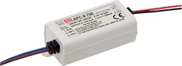 Image du produit MeanWell DRIVER DE LED À COURANT CONSTANT - 1 SORTIE - 700 mA - 7.7 W