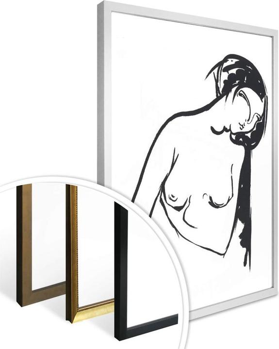 Produktbild Trenddeko Jonas - Die nackte Frau (40 x 50 cm)