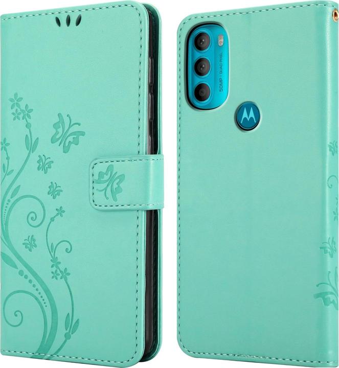 Image du produit Cadorabo Pochette Flower Book (Motorola Moto G71 5G)