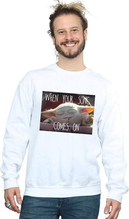 Immagine prodotto Star Wars The Mandalorian The Child Song Meme Felpa Uomo (L)