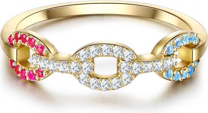 Lulu & Jane Damen Ring Messing - 36570