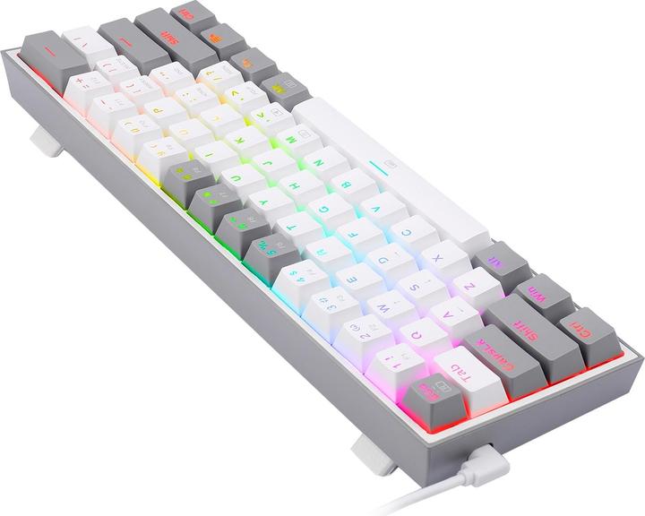 Actual product image Redragon K617 Fizz RGB white/grey (US, Cable)