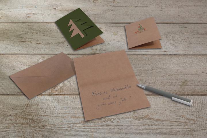 Produktbild Sigel 10 Weihnachtskarten Christmas Apples DIN lang (10 Stk.)
