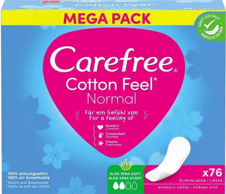 Carefree Cotton Feel (76 x, Slipeinlagen)