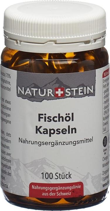 Image du produit Naturstein Fischöl Kapsel (100 pièce(s), Capsules, 168 g)