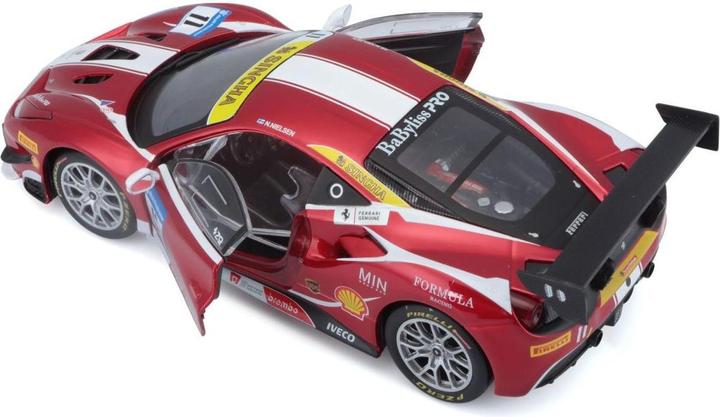 Actual product image Bburago Ferrari Racing kit 488 Challenge 1/24 red