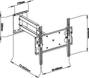 Produktbild Art LCD Holder (Wand, 50", 45 kg)