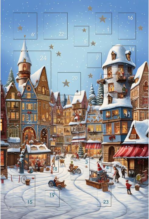 Produktbild ABC Weihnachtskarte Advent Dorf (1 Stk.)