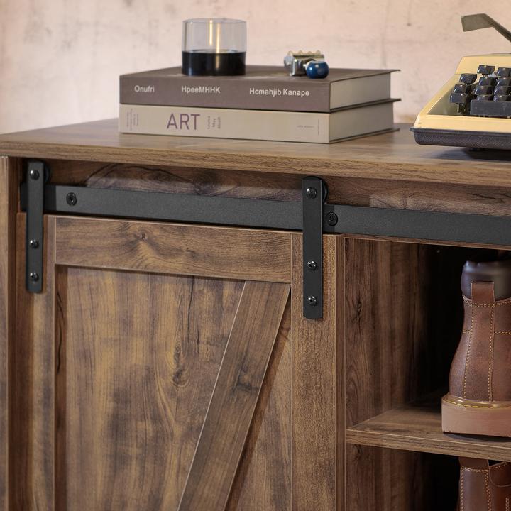 Actual product image SoBuy Sideboard with sliding door (80 x 92 x 35 cm)