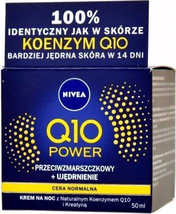 Actual product image NIVEA Q10 Power Moisturizing Anti-Wrinkle Night Cream 50ml (50 ml, Night cream)