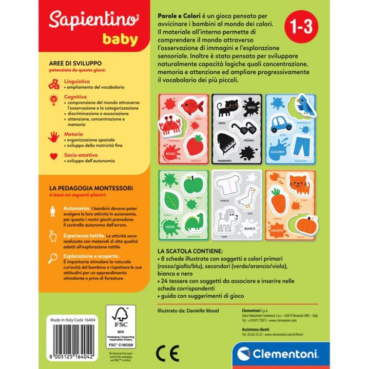 Immagine prodotto Clementoni Sapientino Montessori Parole e Colori (Inglese)