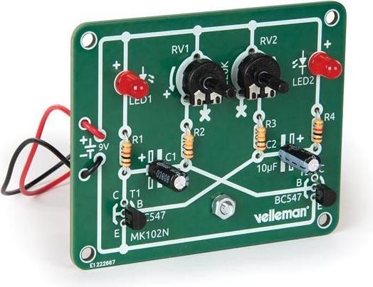 Actual product image Whadda Learning To Solder - Blinking Leds