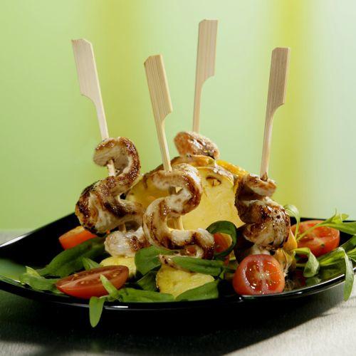 Actual product image Papstar Skewers Finger Food Golf Material: Bamboo Colour: brown (250 x)