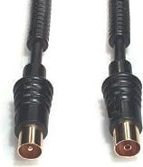 Produktbild E+P AB 302 G. Anschluss 1: coax, Anschluss 2: Koaxial, Beschichtung Verbindungsanschlüsse: Gold. Kab (95 dB, Antennenkabel)