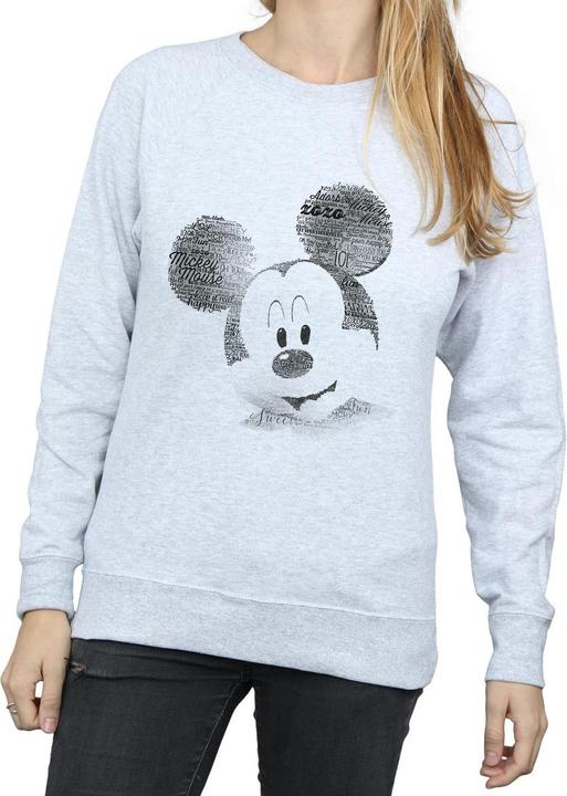 Produktbild Disney Mickey Mouse Text Face Sweatshirt (XL)