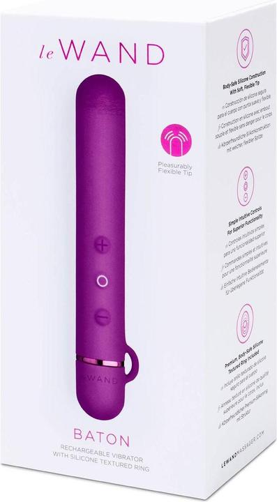 Produktbild Le Wand Auflegevibrator "Baton" Cherry