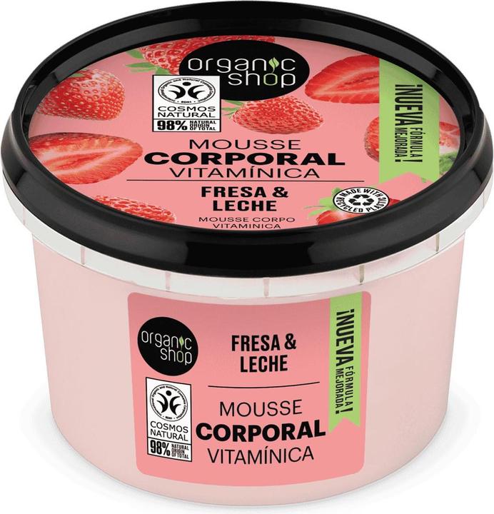 Produktbild Organic Shop Mousse Erdbeer-Körper, 250 ml, Standard, einzigartig (250 ml)