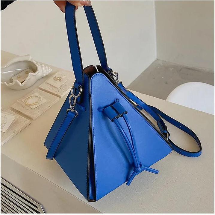 Produktbild Only-Bags.Store Mini Drawstring Bag, Solid Color Crossbody Bag, Kunstleder Clutch Purse