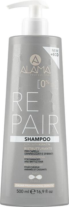 Image du produit Alama Professional Alama Repair Shampooing restructurant pour cheveux abîmés et frisés 500ml (500 ml, Shampoing liquide)