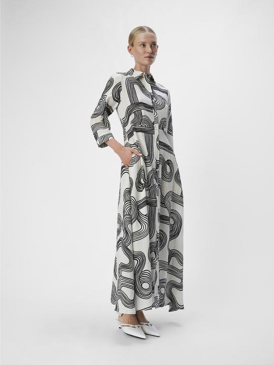 Actual product image Object Print blouse dress (36)