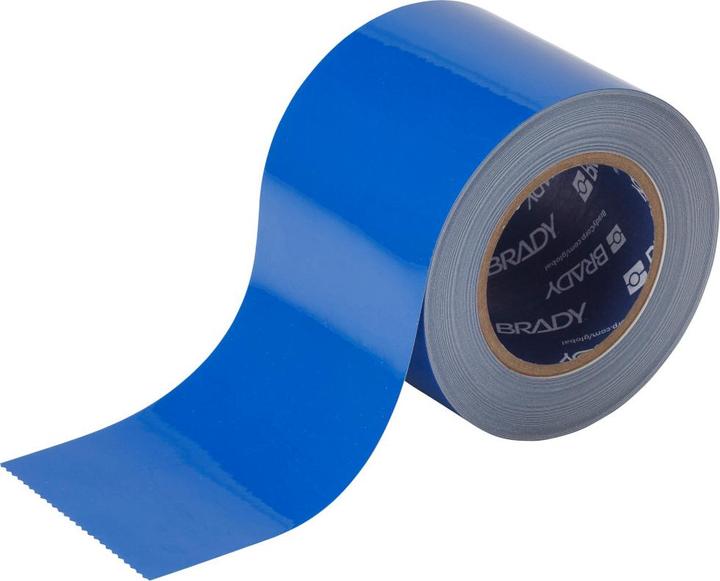 Produktbild Brady B-514, ToughStripe, Bodenmarkierbänder, Polyester, blau, 101,6mm x 30m (101.60 mm)