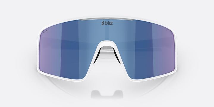 Actual product image Bliz P001S (White, Blue, Anthracite Blue Mirror, White)