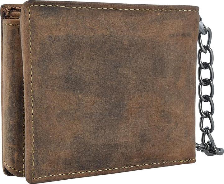 Actual product image Greenburry Vintage Skull chain wallet leather 12.5 cm