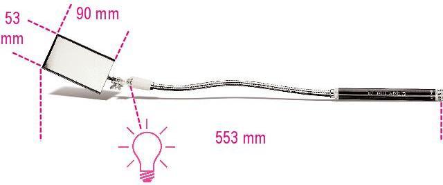 BETA 1715FL/B-ESPEJO FLEXIBLE RECTANGULAR