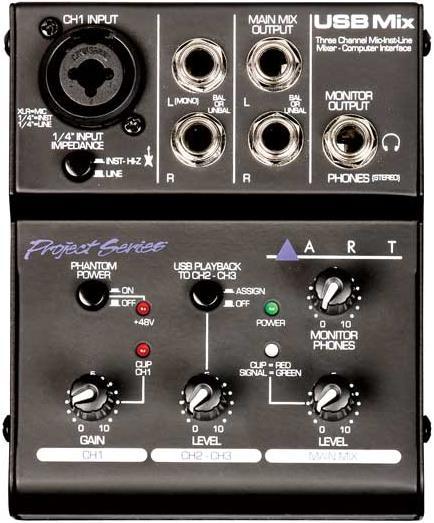 ART Mix USB (Mixer da studio e live)