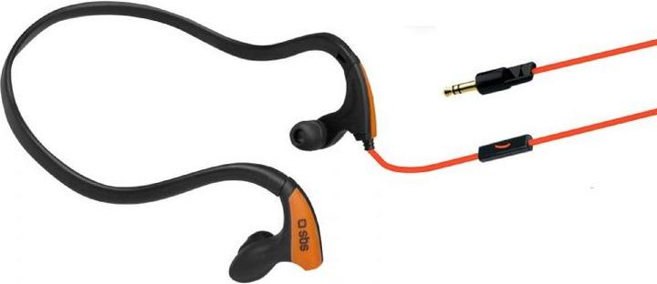 Immagine prodotto SBS Auricolare cablato stereo Runway Pro Sport, jack 3,5 mm con microfono e pulsante di risposta (Cablato)