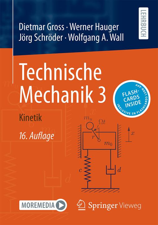 Immagine prodotto Technische Mechanik 3 (Tedesco, Werner Hauger, Dietmar Gross, Jörg Schroeder, Wolfgang A. Wall, 2024)