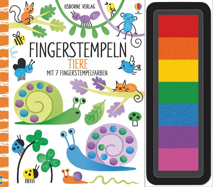 Actual product image Finger Stamping: Animals