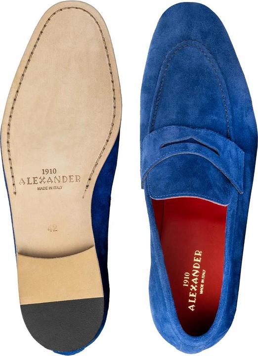 Immagine prodotto Alexander 1910 Mocassino Cannes - Camoscio blu (43)