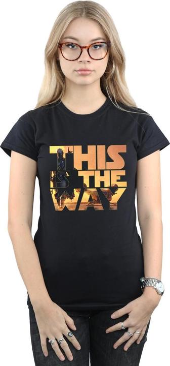 Image du produit Star Wars - T-shirt THE MANDALORIAN THE WAY POSTER TEXT - Femme (XXL)