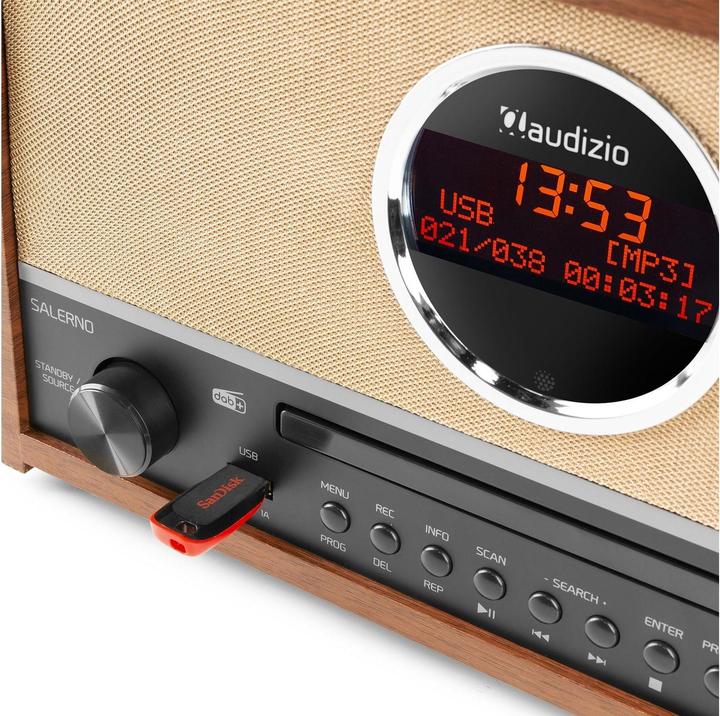 Image du produit Audizio Radio/CD-Player (FM, DAB+ DAB, Bluetooth)