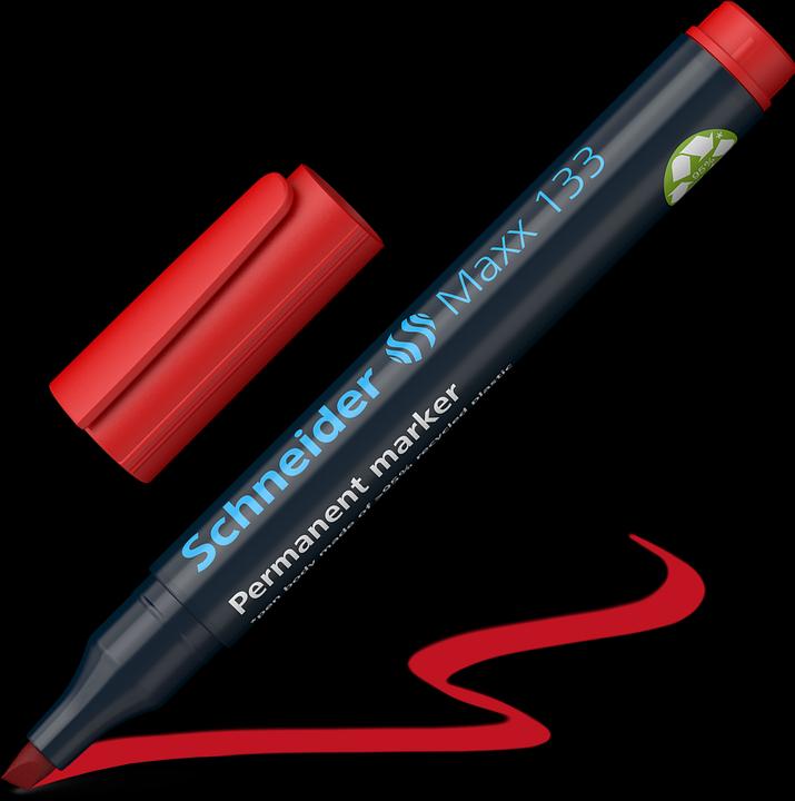 Produktbild Schneider Maxx 133 Permanent-Marker (Rot, 4 mm, 1 x)
