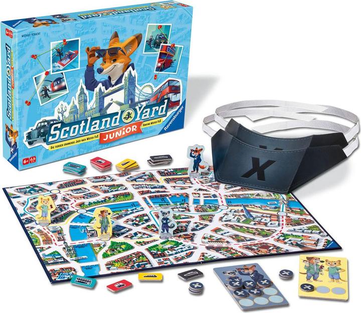 Immagine prodotto Ravensburger Scotland Yard Junior (Tedesco, Portoghese, Inglese, Italiano, Olandese, Francese, Spagnolo)