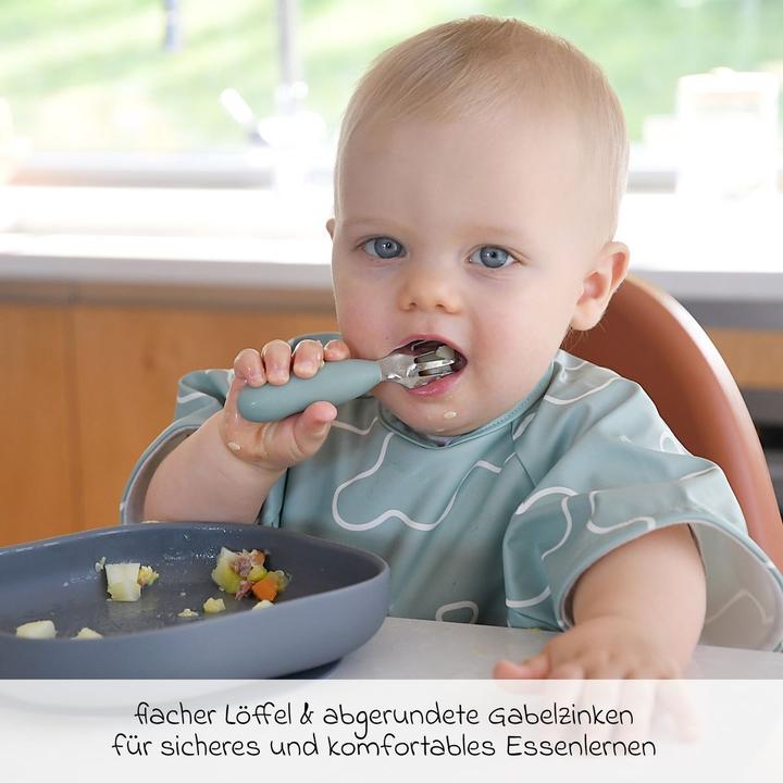 Actual product image Beaba Edelstahllernset (Gabel+Löffel)