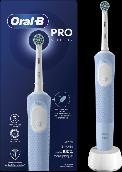 Actual product image Oral-B D103.413.3 Vitality Pro Blue Toothbrush (Oscillating toothbrush)