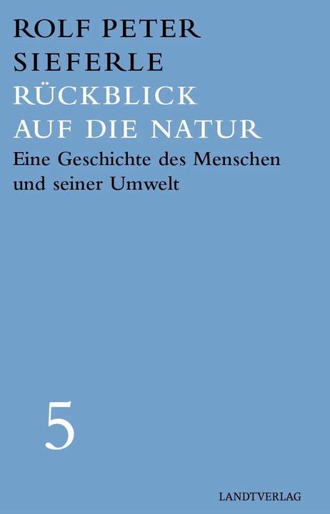 Produktbild Rückblick auf die Natur (Deutsch, Rolf Peter Sieferle, 2020)