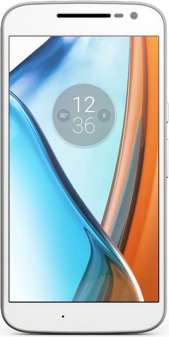 Image du produit Motorola Moto G4 (16 Go, Blanc, 5.50", Double SIM + SD, 13 Mpx, 4G)