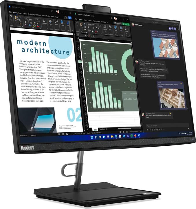 Image du produit Lenovo ThinkCentre neo 30a 24 AIO (Intel Core i5-12450H, 16 Go, 512 Go)