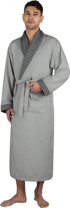 Immagine prodotto Normani Accappatoio da uomo in piqué waffle Moyo - 9129 (4XL)