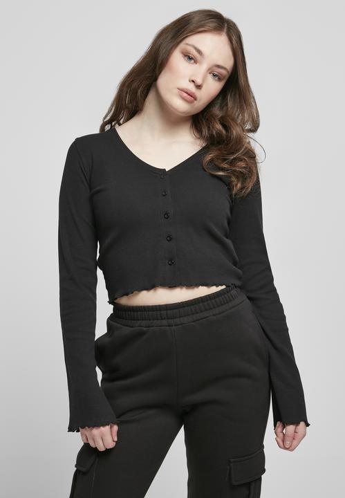 Image du produit Urban Classics Ladies Cropped Rib Cardigan - 14113 (S)