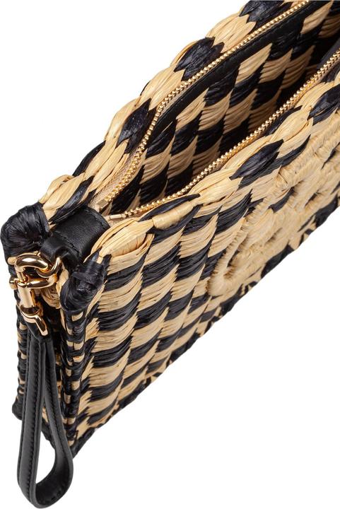 Produktbild Tory Burch pouch ella in raffia in raffia natural and black color
