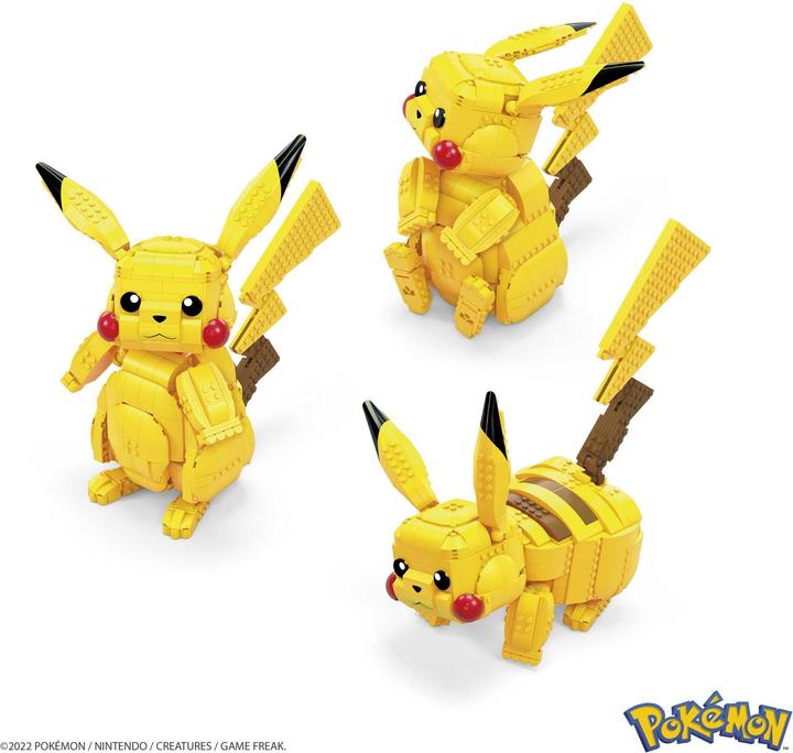 Actual product image Mega Construx Pokemon Jumbo Pikachu