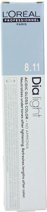 Produktbild L'Oréal Professionnel DIA LIGHT gel-creme acide sans amoniaque #8,11 50 ml (#8,11)