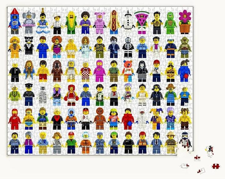 Image du produit Abrams & Chronicle Lego Minifigure (1000 pièces)